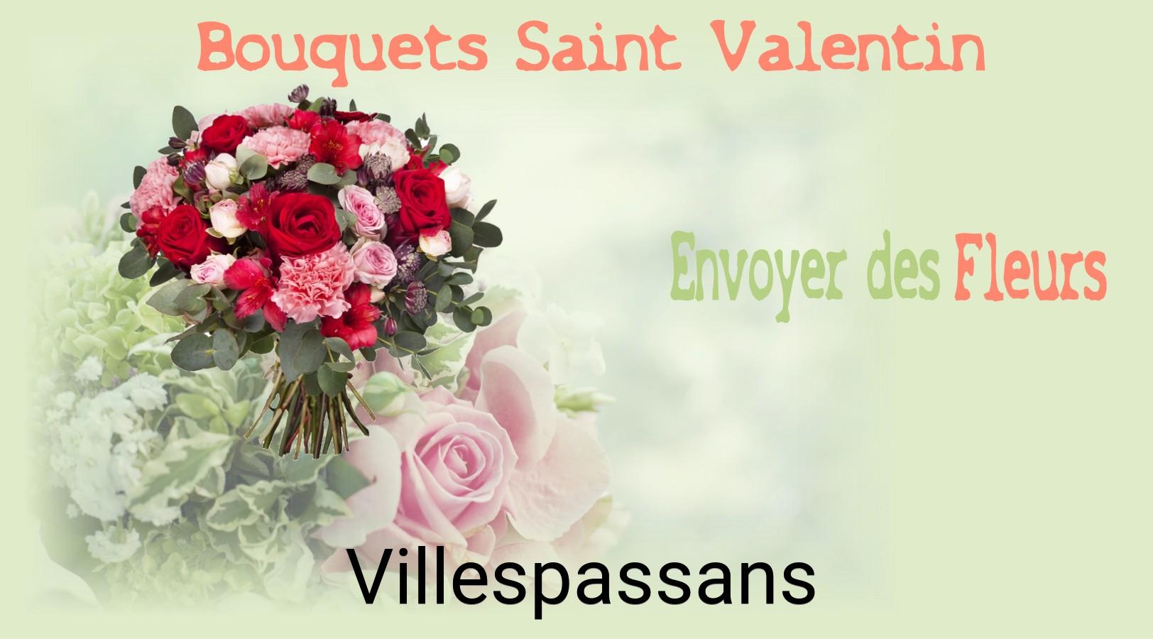 Roses de Saint-Valentin livrées à Villespassans